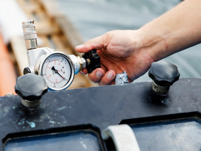 Manometer Druckmessgerät - Kanalsanierung - Inlinertechnik - Bachler Bau GmbH